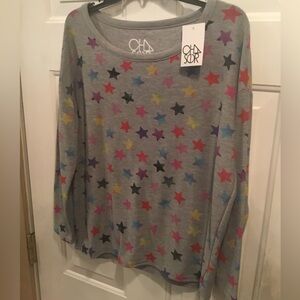 NWT Multi-colored Star Pull Over